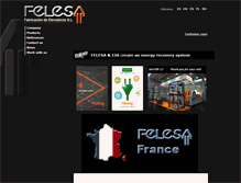 Tablet Screenshot of felesa.com
